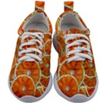 Oranges Patterns Tropical Fruits, Citrus Fruits Kids Athletic Shoes