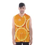 Oranges Textures, Close-up, Tropical Fruits, Citrus Fruits, Fruits Men s Basketball Tank Top