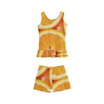 Oranges Textures, Close-up, Tropical Fruits, Citrus Fruits, Fruits Kids  Boyleg Swimsuit