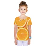Oranges Textures, Close-up, Tropical Fruits, Citrus Fruits, Fruits Kids  One Piece T-Shirt