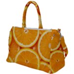 Oranges Textures, Close-up, Tropical Fruits, Citrus Fruits, Fruits Duffel Travel Bag