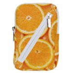 Oranges Textures, Close-up, Tropical Fruits, Citrus Fruits, Fruits Belt Pouch Bag (Small)