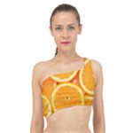 Oranges Textures, Close-up, Tropical Fruits, Citrus Fruits, Fruits Spliced Up Bikini Top 