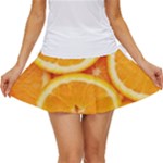 Oranges Textures, Close-up, Tropical Fruits, Citrus Fruits, Fruits Women s Skort