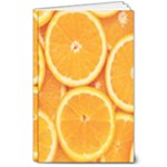 Oranges Textures, Close-up, Tropical Fruits, Citrus Fruits, Fruits 8  x 10  Softcover Notebook