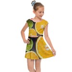 Oranges, Grapefruits, Lemons, Limes, Fruits Kids  Cap Sleeve Dress