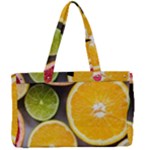 Oranges, Grapefruits, Lemons, Limes, Fruits Canvas Work Bag