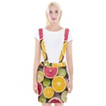 Oranges, Grapefruits, Lemons, Limes, Fruits Braces Suspender Skirt