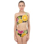 Oranges, Grapefruits, Lemons, Limes, Fruits Spliced Up Two Piece Swimsuit