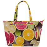 Oranges, Grapefruits, Lemons, Limes, Fruits Back Pocket Shoulder Bag 