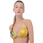 Oranges, Grapefruits, Lemons, Limes, Fruits Knot Up Bikini Top