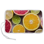 Oranges, Grapefruits, Lemons, Limes, Fruits Pen Storage Case (L)