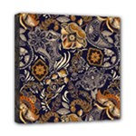 Paisley Texture, Floral Ornament Texture Mini Canvas 8  x 8  (Stretched)