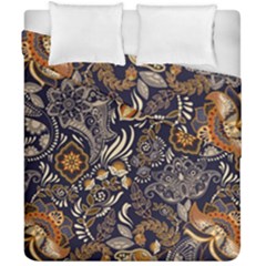 Paisley Texture, Floral Ornament Texture Duvet Cover Double Side (California King Size) from UrbanLoad.com