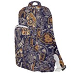 Paisley Texture, Floral Ornament Texture Double Compartment Backpack