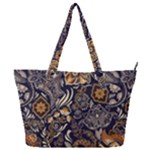 Paisley Texture, Floral Ornament Texture Full Print Shoulder Bag