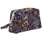 Paisley Texture, Floral Ornament Texture Wristlet Pouch Bag (Large)