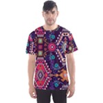 Pattern, Ornament, Motif, Colorful Men s Sport Mesh T-Shirt