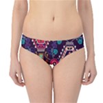 Pattern, Ornament, Motif, Colorful Hipster Bikini Bottoms