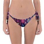 Pattern, Ornament, Motif, Colorful Reversible Bikini Bottoms