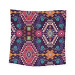 Pattern, Ornament, Motif, Colorful Square Tapestry (Small)