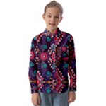 Pattern, Ornament, Motif, Colorful Kids  Long Sleeve Shirt