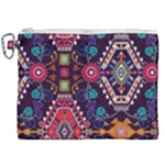 Pattern, Ornament, Motif, Colorful Canvas Cosmetic Bag (XXL)