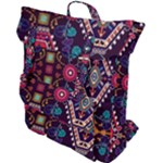 Pattern, Ornament, Motif, Colorful Buckle Up Backpack