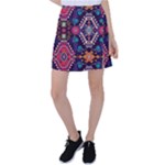 Pattern, Ornament, Motif, Colorful Tennis Skirt