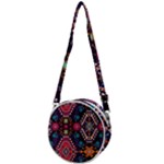 Pattern, Ornament, Motif, Colorful Crossbody Circle Bag