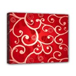 Patterns, Corazones, Texture, Red, Canvas 10  x 8  (Stretched)