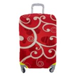 Patterns, Corazones, Texture, Red, Luggage Cover (Small)