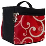 Patterns, Corazones, Texture, Red, Make Up Travel Bag (Big)