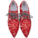 Patterns, Corazones, Texture, Red, Pointed Oxford Shoes