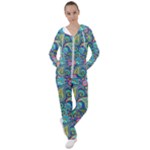 Patterns, Green Background, Texture Women s Tracksuit