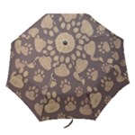 Paws Patterns, Creative, Footprints Patterns Folding Umbrellas