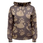 Paws Patterns, Creative, Footprints Patterns Women s Pullover Hoodie