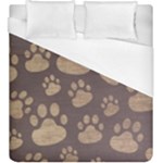 Paws Patterns, Creative, Footprints Patterns Duvet Cover (King Size)
