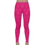 Pink Pattern, Abstract, Background, Bright, Desenho Classic Yoga Leggings