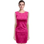 Pink Pattern, Abstract, Background, Bright, Desenho Classic Sleeveless Midi Dress