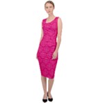Pink Pattern, Abstract, Background, Bright, Desenho Sleeveless Pencil Dress