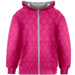 Pink Pattern, Abstract, Background, Bright, Desenho Kids  Zipper Hoodie Without Drawstring
