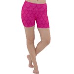 Pink Pattern, Abstract, Background, Bright, Desenho Lightweight Velour Yoga Shorts