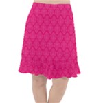 Pink Pattern, Abstract, Background, Bright, Desenho Fishtail Chiffon Skirt