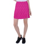 Pink Pattern, Abstract, Background, Bright, Desenho Tennis Skirt