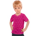 Pink Pattern, Abstract, Background, Bright, Desenho Kids  Sports T-Shirt