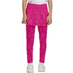 Pink Pattern, Abstract, Background, Bright, Desenho Kids  Skirted Pants