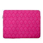 Pink Pattern, Abstract, Background, Bright, Desenho 16  Vertical Laptop Sleeve Case With Pocket