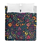 Random, Abstract, Forma, Cube, Triangle, Creative Duvet Cover Double Side (Full/ Double Size)