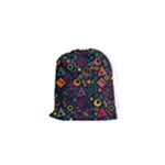 Random, Abstract, Forma, Cube, Triangle, Creative Drawstring Pouch (XS)